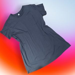 Old Navy Gray T Shirt Pocket Shift Dress 3x